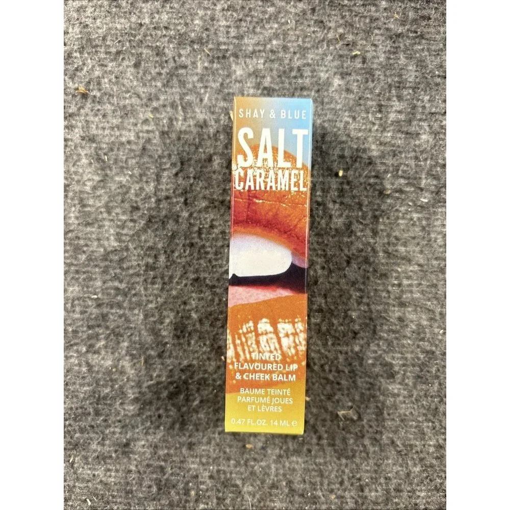 Lot of 5 Shay & Blue Salt Caramel Tinted Lip & Cheek Balm 0.47oz New